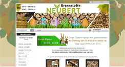 Desktop Screenshot of brennholzneubert.de